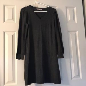 LOFT grey sweater dress